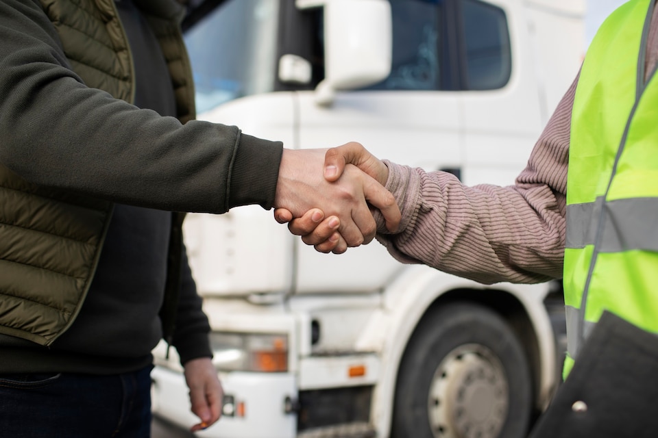 Funding and grants handshake